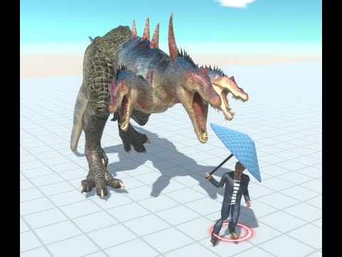 Three Headed Spinosaurus  vs ALL UNITS Animal Revolt Battle Simulator -NEW  DINOSAURS Unit Creatort