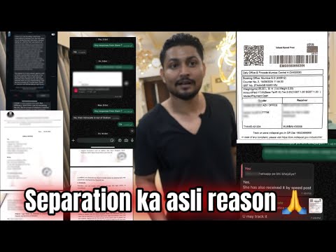 Sach !!! With Proofs 😓 | Separation Ka Asli Reason 🙏