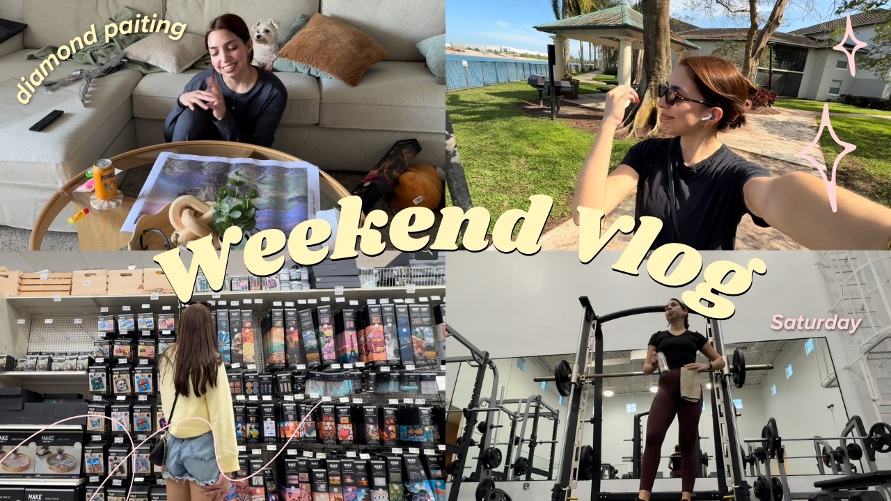 Saturday vlog 🌷 (shopping, cozy hobbies, walks, etc)