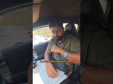 Patience level Pro Max ♥️#amruthaabishek #ashortaday #tamil #kannada #couple #comedy