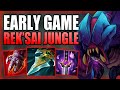 HOW TO PLAY REK'SAI JUNGLE & CONTROL THE EARLY GAME! - Best Build/Runes Guide - League of Legends