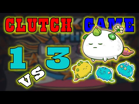 1V3 PLANT FRONT GAMEPLAY! AXIE INFINITY