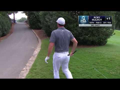 Click to View : Coup incroyable de McIlroy depuis le chemin pour voiturette