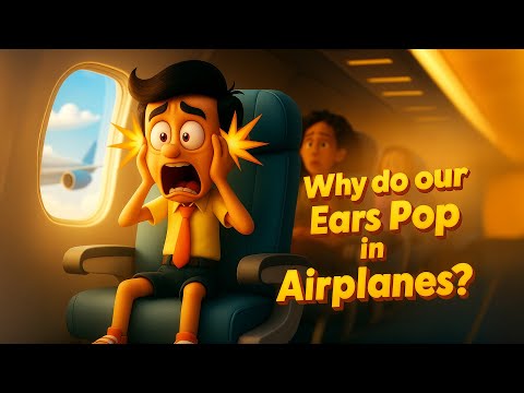 Why do our Ears Pop in Airplanes? | #aumsum #kids #education #science