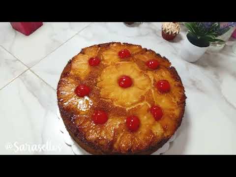 Cómo hacer TORTA DE PIÑA y que NO SE TE PEGUE 🍍 - Volteado de Piña Fácil y Delicioso