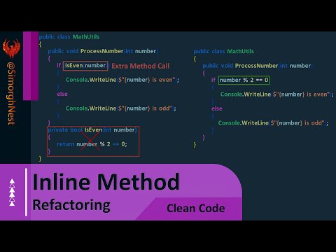 Clean Code - Refactoring - Inline Method