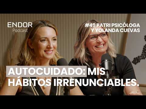 “It’s your turn: you deserve to take care of yourself. Patri, Psychologist, and Yolanda Cuevas.” ...