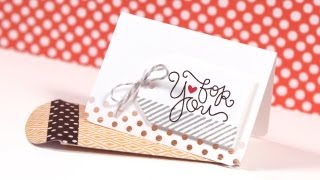 Simple Gift Card & Envelope - Make a Card Monday #232