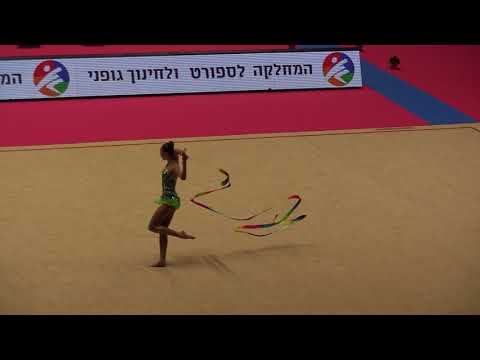 Yulia Bravikova (RUS) - Ribbon Qualification, Holon Grand Prix 2017