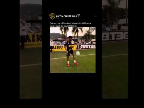 ROBINHO JÚNIOR NÃO GOSTA DE NEYMAR? #robinho #robinhojr #neymar