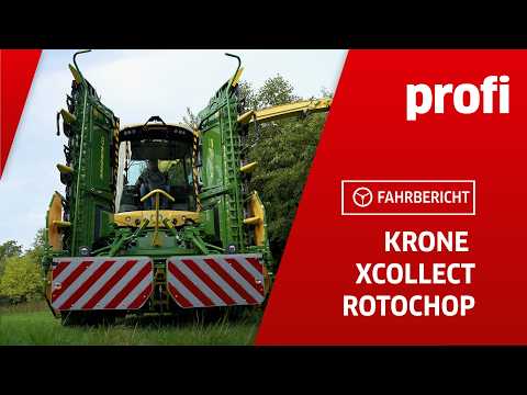 Krone XCollect 750-2 RotoChop | profi #TestDrive