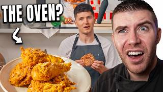 Why I'd NEVER Fry Chicken Like This (Pro Chef Reacts Nick's Kitchen)