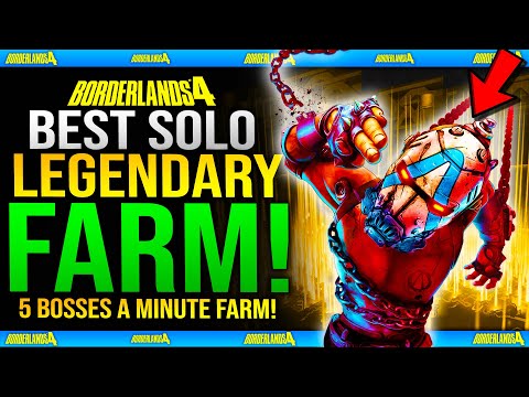 Borderlands 4 - New INSANE SOLO LEGENDARY LOOT FARM Glitch! - 5 Bosses a Minute Best Solo Farm Guide