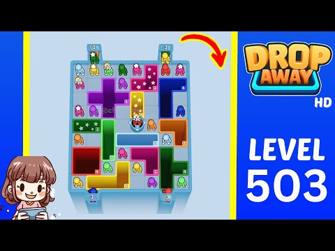 Drop Away Level 503 Solution Walkthrough