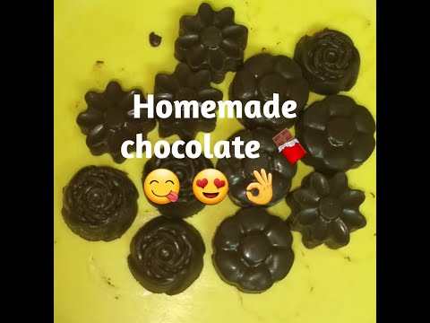 Homemade chocolate 🍫 😋 😍