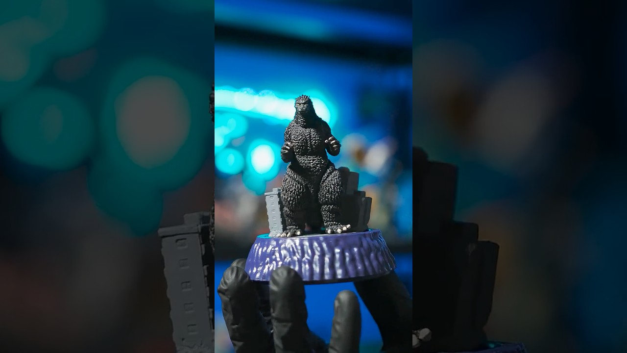 ゴジラガチャのクオリティすげえ...【HGD+ゴジラ04】 #godzilla #toyasmr