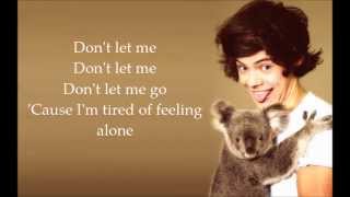 Harry Styles - Don&#39;t Let Me Go (Lyrics)
