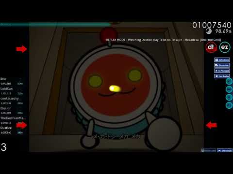 Dustice | Taiko no Tatsujin - Mekadesu. [Oni (2nd Gen)] +EZ,DT | FC 97.82% 373pp