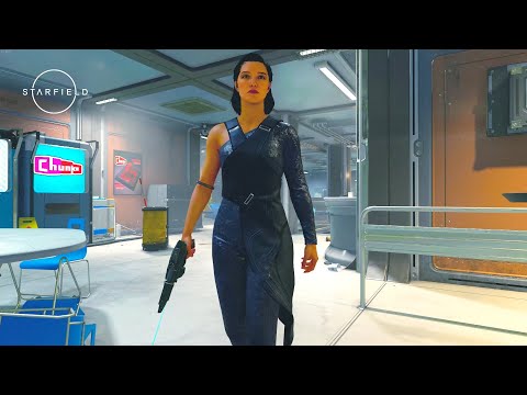 Andreja is a beast with particle beam weapons. Starfield