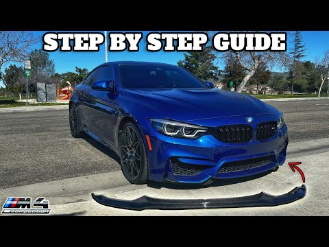 How To Install a Carbon Fiber Lip | BMW M4 F82