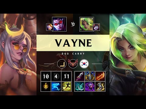 Vayne ADC vs Zeri - KR Grandmaster Patch 25.18