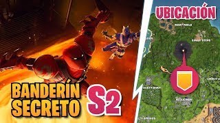 ubicacion del banderin secreto desafio pantalla de carga semana 2 temporada 8 - pantalla de carga numero 6 fortnite temporada 8
