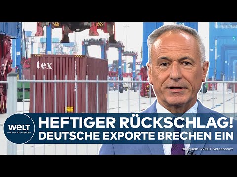 DEUTSCHLAND: Heftige Krise! Exporte sinken doppelt so stark wie erwartet