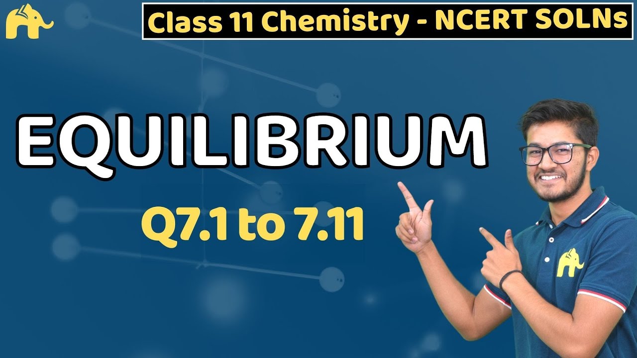 Equilibrium Class 11 Chemistry | Chapter 7 Ncert Solutions Questions 1-11