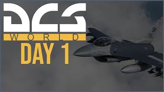 Is DCS World too hard to learn? Day 1 F16 Viper - DCS Digital Combat Series World