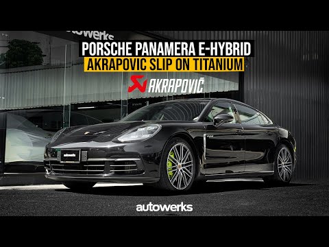 Porsche Panamera E-Hyrbid With Akrapovic Exhaust!