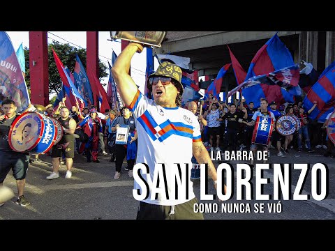 "Entro a la BARRA de SAN LORENZO. La GLORIOSA BUTTELER como NUNCA LA VISTE" Barra: La Gloriosa Butteler • Club: San Lorenzo