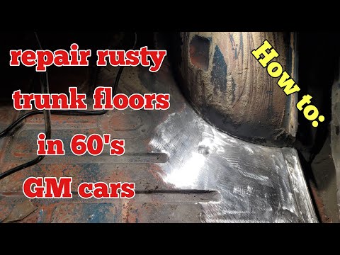How to repair rusty trunk floors in 60s GM cars