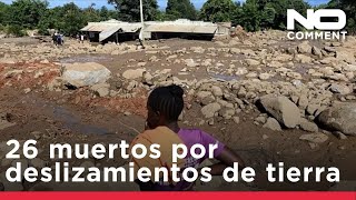 Kenia, 26 muertos por deslizamientos de tierra, las riadas paralizan las labores de rescate