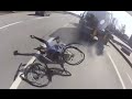 Cyclist EXTREME close call vs Semi Trailer Truck!