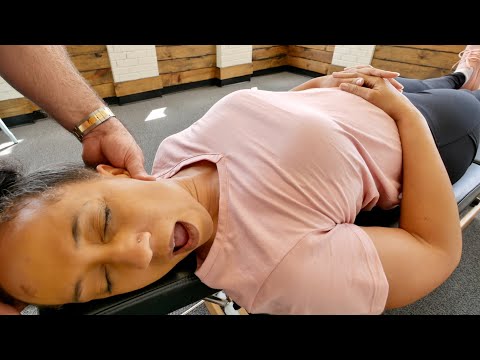 *CRAZY INTENSE* Jaw CRACKING Chiropractic Adjustment