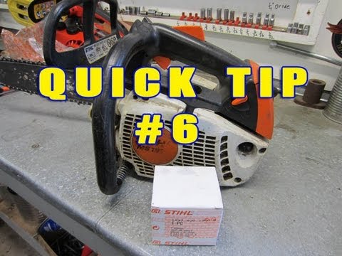 QuickTip #6 - ON/OFF Switch Problems On Stihl MS192T Chainsaw