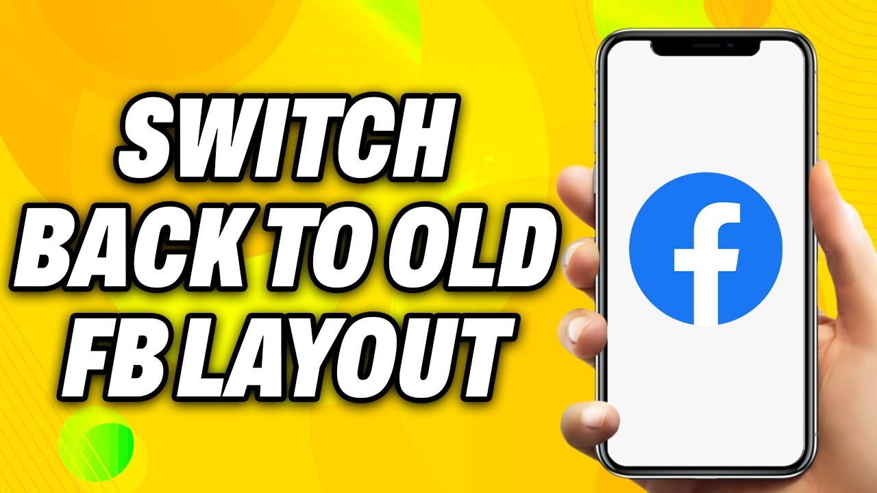 How to Switch Back to Old Facebook Layout - Easy Fix