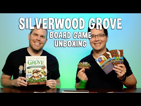 Unboxing Silverwood Grove - Animal Village Board Game