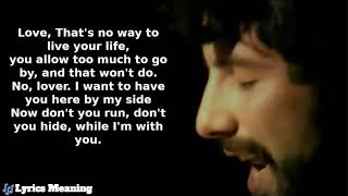 Cat Stevens - Can&#39;t Keep It In | Lyrics Meaning