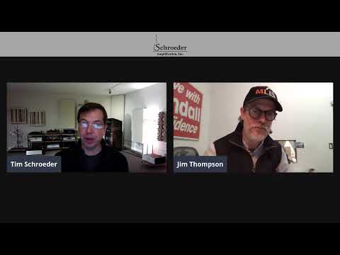 Jim Thompson of Egglestonworks Speakers chats with Tim Schroeder