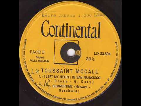 Thumbnail for TOUSSAINT McCALL -   Summertime  Brasilian EP by Toussaint McCall