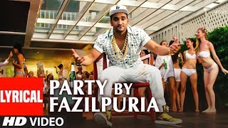 Party By Fazilpuria Lyrical Video Song | Lil Golu, Kumaar | T-Series
