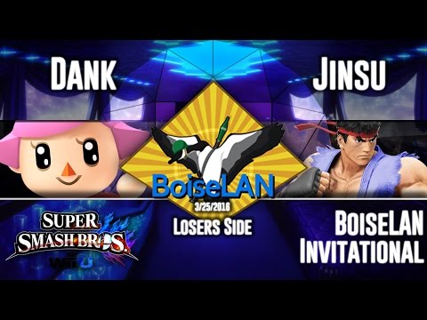 BoiseLAN Invitational: Dank (Villager) Vs. Jinsu (Ryu) - SSB4 Singles Losers