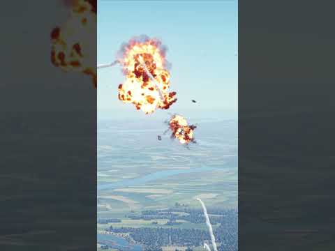 High in the sky, the JF 17 delivers a clean hit on the Su 33