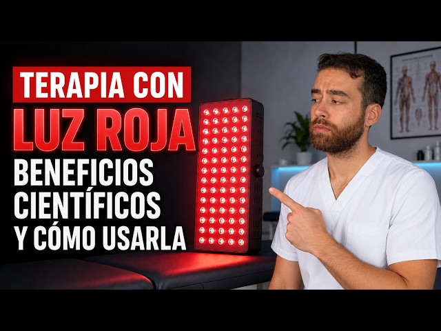 Vídeo relacionado con Cinturón lámpara de luz roja 105 LED, 660 nm y 850 nm infrarrojo, 3 modos, temporizador 10/20/30 min, 5 niveles de brillo, cinturón luminoso para espalda, hombros y articulaciones