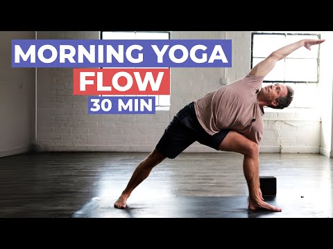 30 Min Full Body Yoga: Power Yoga Morning Workout