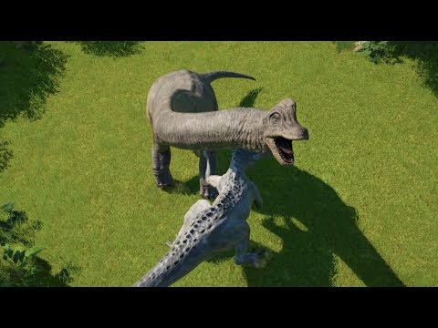 Indominus Rex VS Dreadnoughtus, Mamenchisaurus, Brachio, Ankylodocus, Diplodocus - JWE