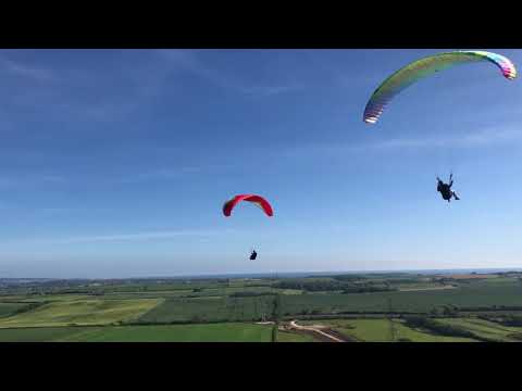 magic soaring (my first day of soaring with a paraglider)