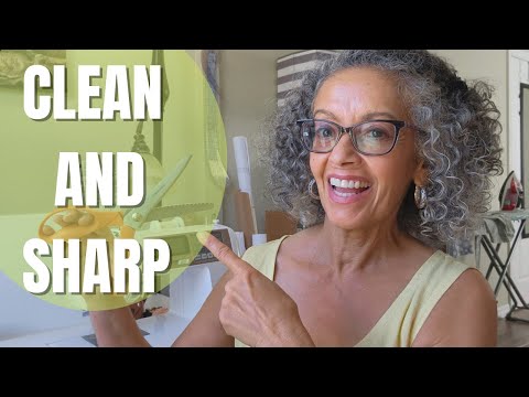 HOW I CLEAN AND SHARPEN MY PINKING SHEARS