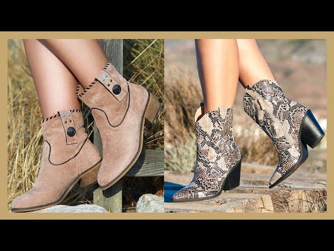 BOTINES COMODOS DE MODA 2022/ BOTINES ELEGANTES  COMODOS Y MODERNOS  / CALZADO COMODO MODERNO 2022